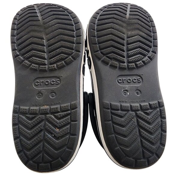 Crocs Bayaband Clog Unisex Black/White Men\'s 7 / Women\'s 9